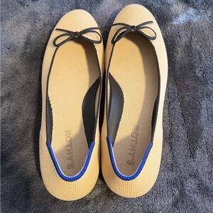 Rothy's Ballet Flats - Beige and Black